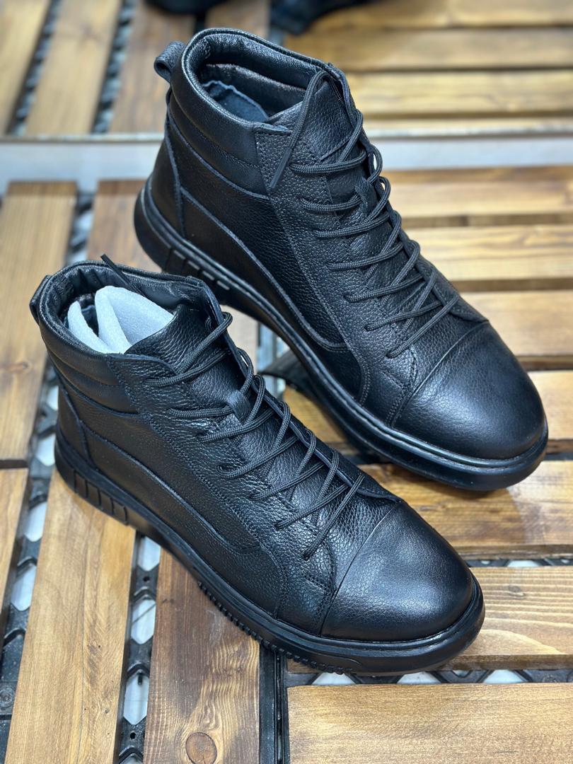 نیم بوت چرم طبیعی وارداتی جدید