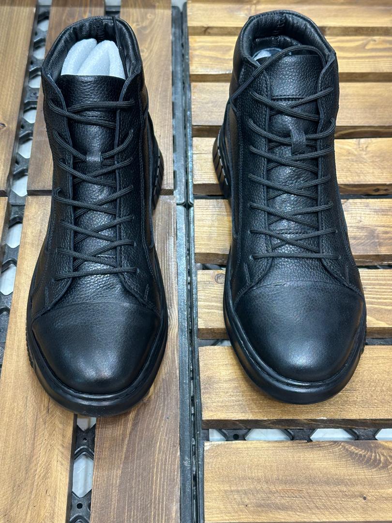 نیم بوت چرمی مردانه